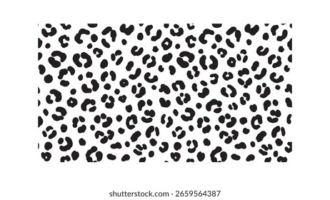 Patrón de impresión de leopardo textura de piel de animal sin costuras