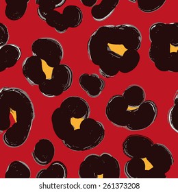 leopard print pattern skin. Repeat animal pattern.