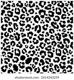 Leopard Print Pattern Vector Design ,Leopard Pattern ,Repeating Pattern,T-shirt Design