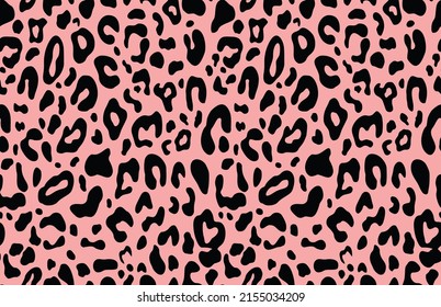 
Leopard print pink seamless background, fashion illustration for print clothes, fabrics.