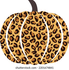 Leopard Print ¨Pumpkin, Pumpkin illustration