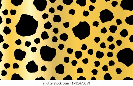 Leopard Print Seamless. Animal Skin Pattern. Leopard Texture. Panther Skin Background. Spotted Seamless Pattern. Vector.