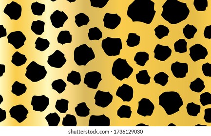 Leopard Print Seamless. Animal Skin Pattern. Leopard Texture. Panther Skin Background. Spotted Seamless Pattern. Vector.