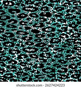 leopardo impressão padrão moderno sem emenda, pele vetor ilustração. textura animal real impressão padrão têxtil pronto. Padrão de pele de leopardo, design impecável de pele de animal
