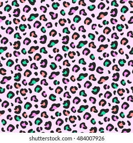 Leopard print seamless pattern