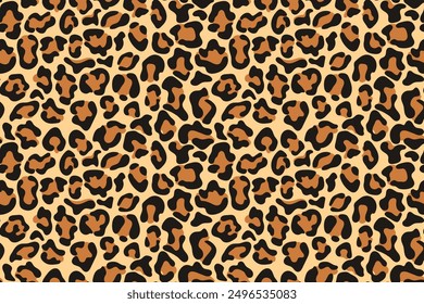 Leopard print seamless pattern. Animal print for fabric, textile, fashion, wallpapper