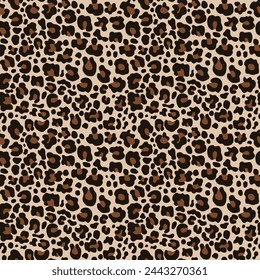 
Patrón sin fisuras de la impresión del leopardo, textura salvaje moderna del gato, manchas del leopardo, diseño elegante para la ropa, tela, papel