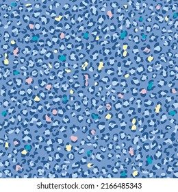 Leopard print seamless pattern tile