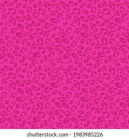 Leopard print seamless pattern. Vector illustration for t-shirt