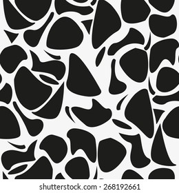 leopard print seamless texture. Repeating editable vector background