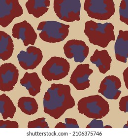 Leopard Print Seamless Vector Design. Rich VIP Animal Skin Fashion Pattern. Modern Fabric Texture, Wild Fur Repeat Pattern. Elegant Cheetah Jungle Seamless Leopard Print. Cheetah Textile Background.