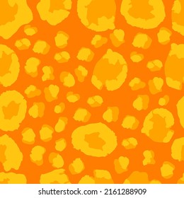 Leopard Print Seamless Vector Design. Rich VIP Animal Skin Fashion Pattern. Modern Fabric Texture, Wild Fur Repeat Pattern. Elegant Cheetah Jungle Seamless Leopard Print. Cheetah Textile Background.