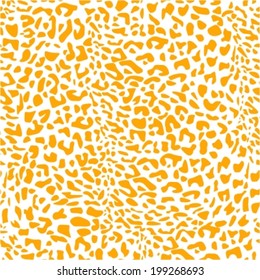 Leopard print seamless vector pattern 