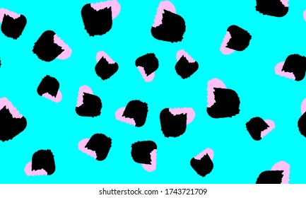 Leopard Print Spotted Texture Seamless Pattern Stock Vector (Royalty ...