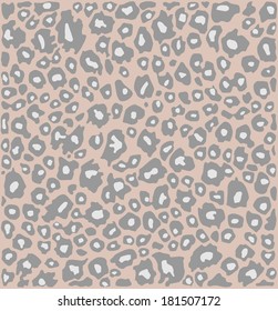 Leopard print, vector background.