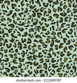 Leopard print. Vector. Clothes, factory.