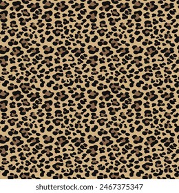 
leopard print vector seamless background leather texture, stylish modern design for textiles