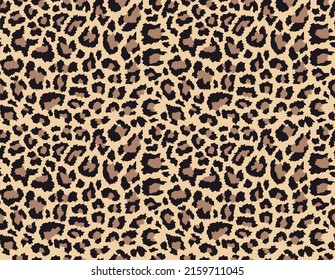 
leopard print vector seamless camouflage, trendy pattern for print clothes, fabrics.