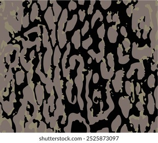 Estampado de leopardo. Patrón sin fisuras de Vector. Fondo de piel animal con manchas negras y marrones sobre fondo beige. Abstractas textura exótica de safari. Jaguar, leo, patrón de piel de guepardo puma. Repetir diseño