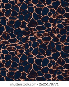 Leopard print. Vector seamless pattern. Animal skin background with black and brown spots on beige backdrop. Abstract exotic safari texture. Jaguar, leo, puma cheetah fur pattern. Repeat design