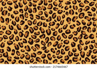 Leopard Print Vector Wallpaper background