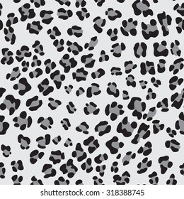 Leopard realistic vector seamless texture print pattern.