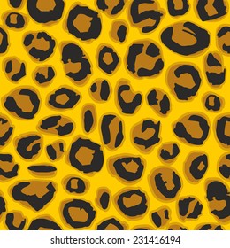 Leopard seamless background