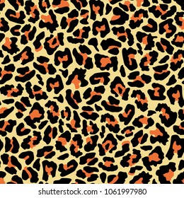 Leopard seamless pattern.