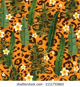 Leopard Seamless pattern