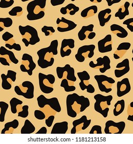 Leopard Seamless Pattern. Animal Print. Vector Background