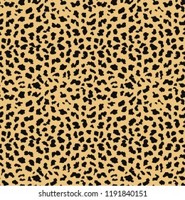 Leopard seamless pattern. Animal print. Vector background