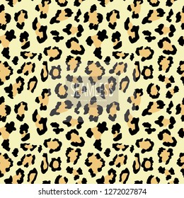 Leopard seamless pattern. Animal print. Vector background.animal skin, tiger stripes, abstract pattern, line background, fabric. Amazing hand drawn vector illustration. Poster banner