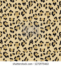 Leopard seamless pattern. Animal print. Vector background.animal skin, tiger stripes, abstract pattern, line background, fabric. Amazing hand drawn vector illustration. Poster banner