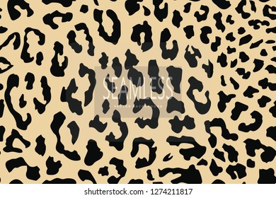 Leopard seamless pattern. Animal print. Vector background. Animal skin, tiger stripes, abstract pattern, line background, fabric. Amazing hand drawn vector illustration. Colorfull artwork
