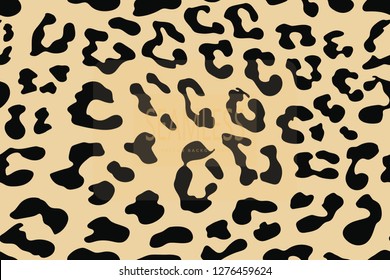 Leopard seamless pattern. Animal print. Vector background. Animal skin, tiger stripes, abstract pattern, line background, fabric. Amazing hand drawn vector illustration. artwork