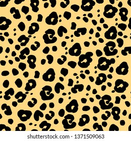 Leopard seamless pattern. Animal print. Leopard skin texture print.