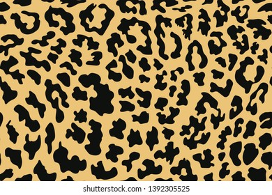Leopard seamless pattern. Animal print. Vector background