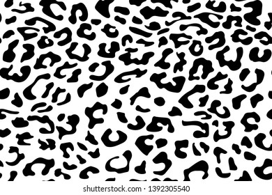 Leopard seamless pattern. Animal print. Vector background