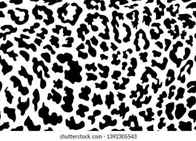Leopard seamless pattern. Animal print. Vector background