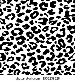 Leopard seamless pattern. Animal print. Vector background. Perfect for  banner,poster, fashion, wallpaper, fabric, textile, web sites,apps