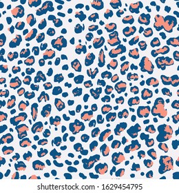Leopard seamless pattern. Animal print. Vector background
