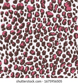 Leopard seamless pattern. Animal print. Vector background
