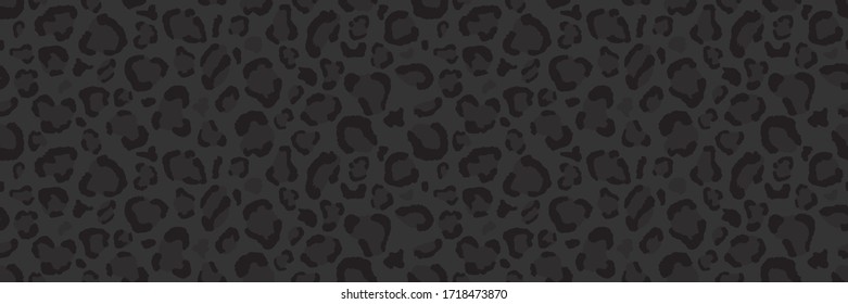 Leopard seamless pattern. Animal print. Wide vector background.