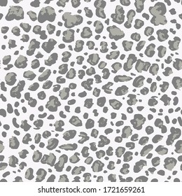 Leopard seamless pattern. Animal print. Vector background