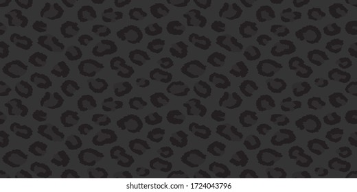 Leopard seamless pattern. Animal print. Wide vector background.