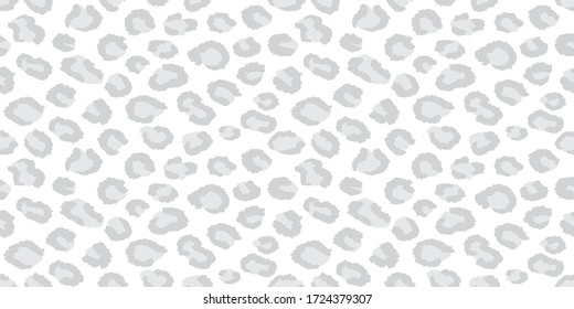 Leopard seamless pattern. Animal print. Wide vector background.