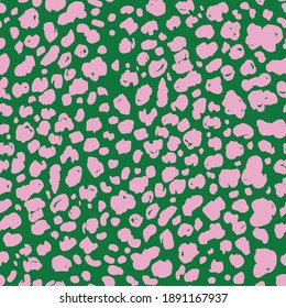 Leopard seamless pattern. Animal print. Vector background