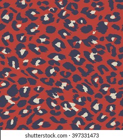 leopard seamless pattern. animal print. Vector