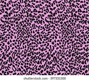 leopard seamless pattern. animal print. Vector