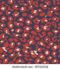 leopard seamless pattern. animal print. Vector